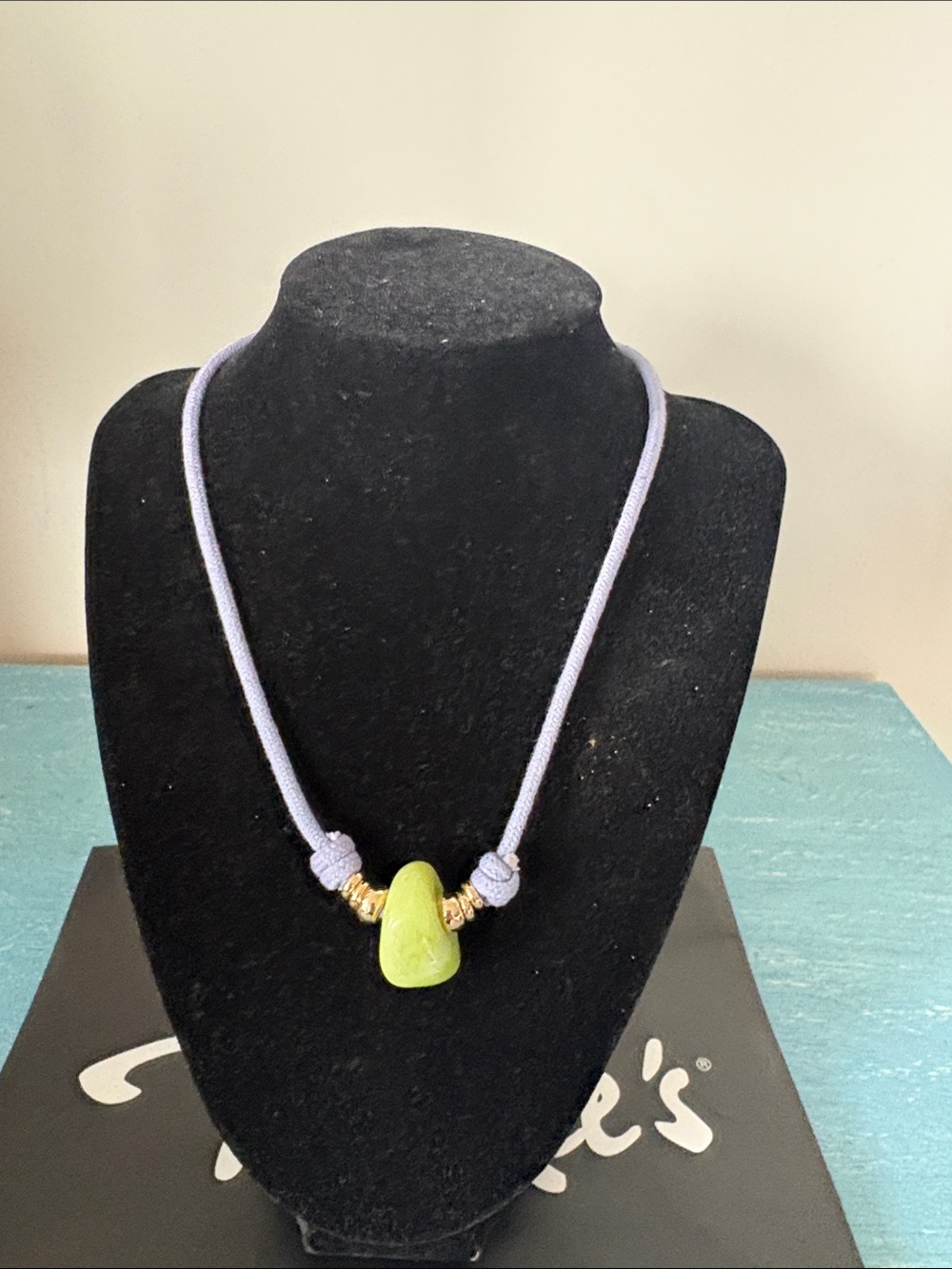 Saint Emilion The Wisteria Rope adjustable cord necklace.